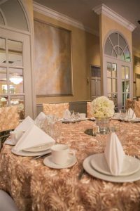 neutral decorations at Lido banquet hall in chicago